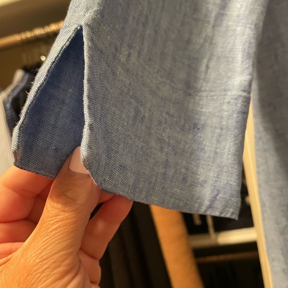 Lilly Pulitzer shift dress Blue SZ S Pilar Tunic Linen
Beckon Blue Sea Salt EUC - Picture 12 of 12
